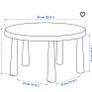 kids sturdy play table and chair Image 5