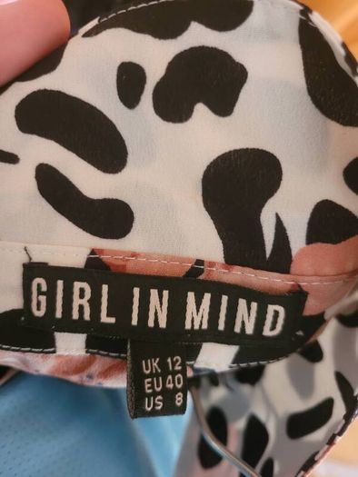 Girl In Mind Shirt Dress