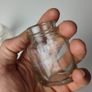 386 - Set of 2 Vintage Collectible Decorative Clear Glass Maclean Brand Stomach Powder Bottles Image 9