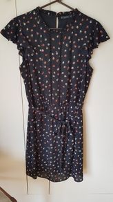 Dress Midi Size 14 Pockets Lined