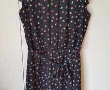 Dress Midi Size 14 Pockets Lined