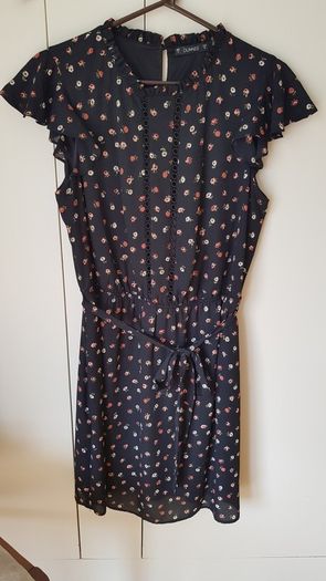 Dress Midi Size 14 Pockets Lined