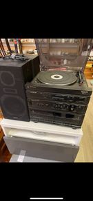 Philips sound system with record player