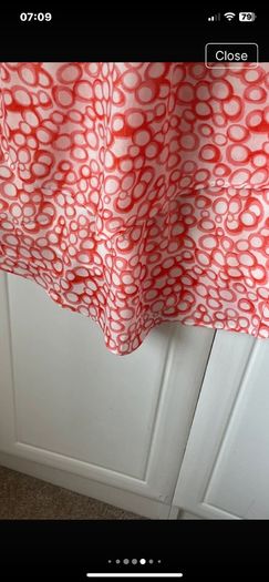 dress Jensen brand size 12 coral & white dress size 12