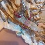 Long santa in sleigh christmas decoration Image 5