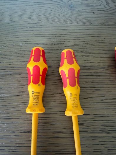 VDE Philips Screwdrivers PH0/PH1 1000v rated