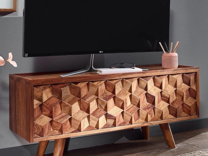 Solid Sheesham Wood TV Unit