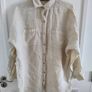 Zara linen oversize shirt in very good condition about a UK size 14 but see last two photos for exact measurements FREE STANDARD POSTAGE INCLUDED Image 2