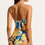 Seafolly Blue  One-Piece Bandeau Swimsuit Size 10 Image 6