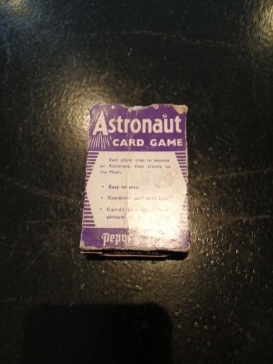 Vintage Astronaut Card Game