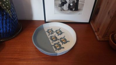 Fabulous Shallow Display Bowl/Platter, Hand-Potted by the Popular and Collectable Irish Potter Suzanne May, Circa 1990's.