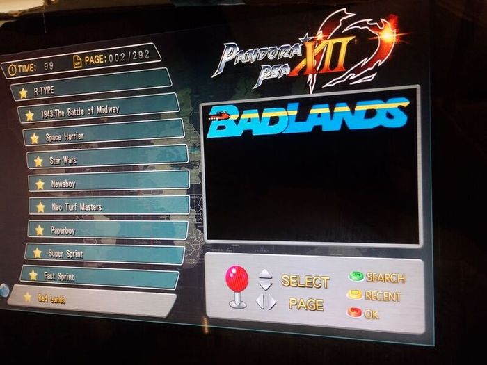 arcade machine