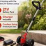 Brand New Lawn Trimmer With 2 Batteries Image 6