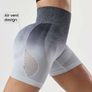 Seamless Ombre High-Waist Sports Shorts Image 10