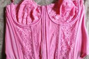 Pink Lace Corset