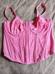 Pink Lace Corset