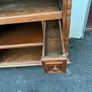 Solid and Sturdy Mid Century Dutch Furniture Sidetable -  Width 96cm, Depth 46cm, Height 82cm Image 3