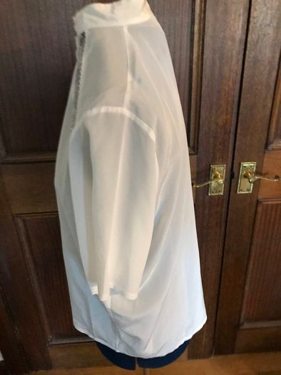 White Short Sleeve Blouse