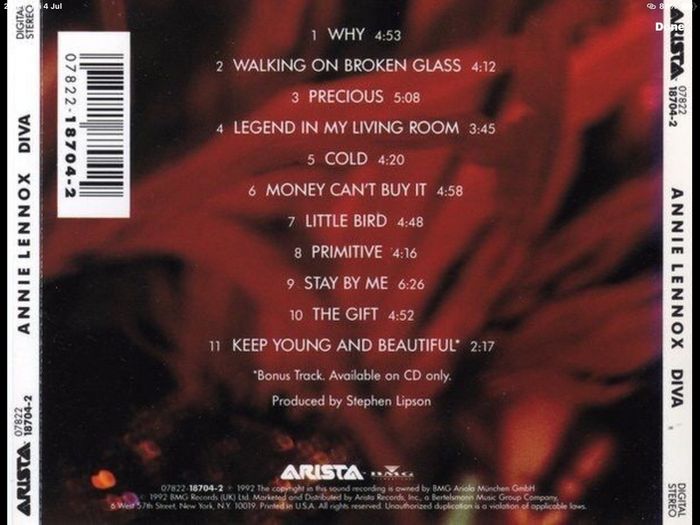 Annie Lennox - DIVA      CD