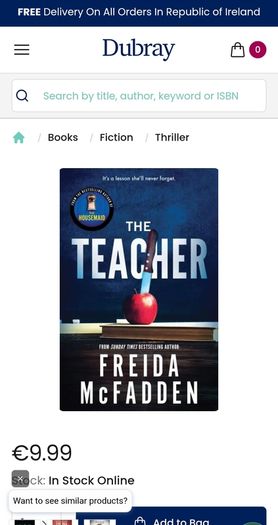freida mcfadden...the teacher