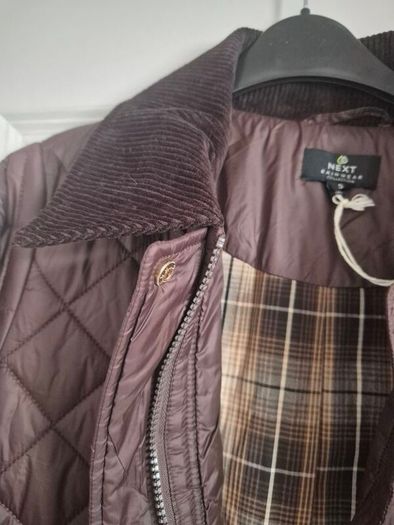 next quilted coat brown size large 18/20 postage included