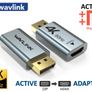 Wavlink Premium Active DisplayPort (Male) to HDMI (Female) UHD (4K@60Hz) (Aluminum Alloy/Gold Plated) Adapter (Brand New/Warranty) Image 2