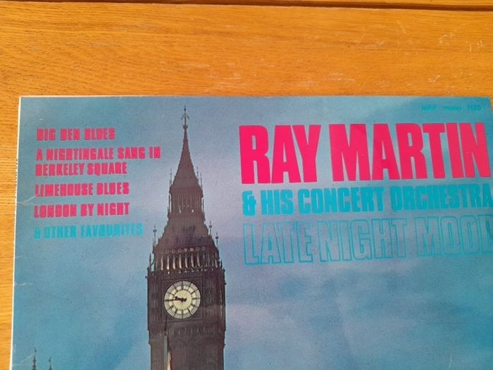 Ray Martin and his Concert Orchestra - In Late Night Mood. EMI/mfp Records. Album LP Record Vinyl. Jazz. Swing. Blues. Big Band.