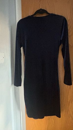 Blue Velvet Dress