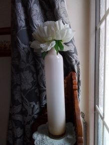 Tall Art Glass Vase