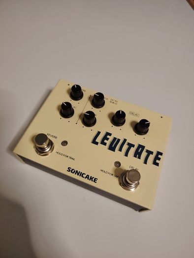 SONICAKE Levitate Digital Delay and Reverb 2 in 1 Guitar Effects Pedal