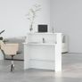 Reception Desk White 100x50x103.5 cm Image 4