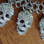 Crystal Skull Goth Choker/Necklace Image 3