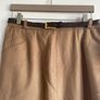 Brendella wool brown belted skirt fully lined size 16 Image 3