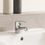 Adore Basin Mixer Tap with Clicker Waste | Chrome Image 2