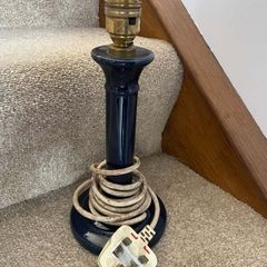 Vintage 1980s candlestick table lamp RESTO CONDITION