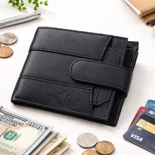 Genuine Leather Wallet Luxury Handmade RFID Secure Wallet