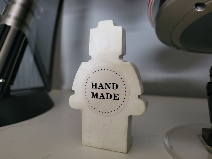 Handmade White Concrete Hellfire Club Stranger things Decorative Lego Man