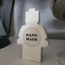 Handmade White Concrete Hellfire Club Stranger things Decorative Lego Man Image 3