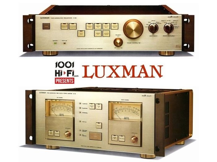 Mega Rare Legendary Beast LUXMAN M05 DUAL MONO CLASS-A 400W  @8 OHMS Bridged over 40KG Champagne edition Serviced Recently