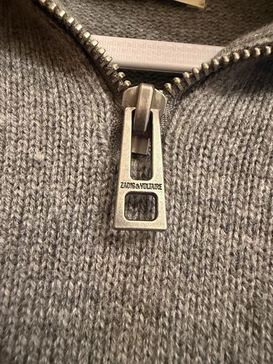 Zadig & Voltaire wool quater zip