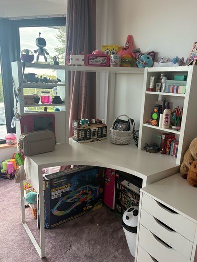 IKEA corner study desk