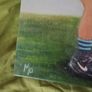 gaa art Dublin kids with Sam Maguire cup Image 2