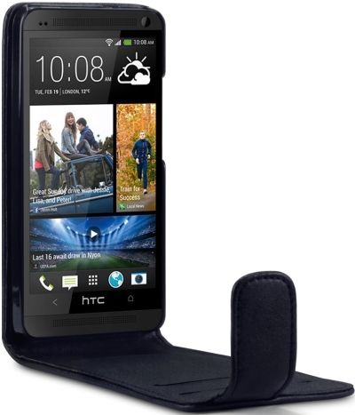 Htc One Qubits Faux Leather Flip Case In Various Colors