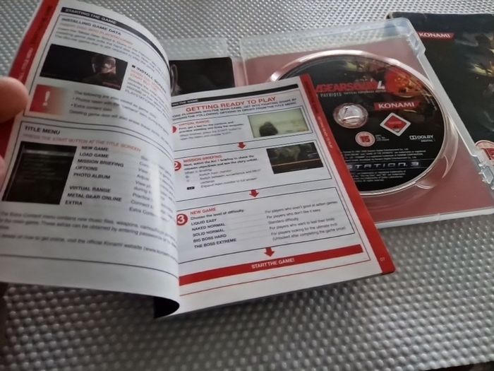 Metal Gear Solid 4 PlayStation3 Ps3 Games Original