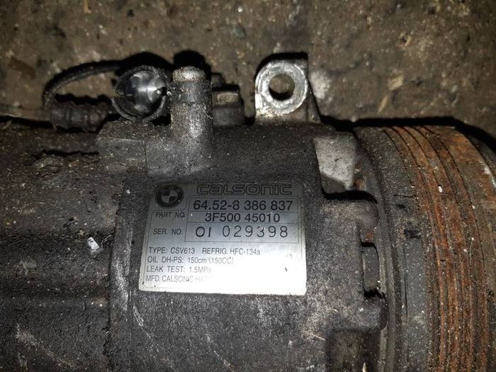 BMW 3 E46 Air conditioning A/C AC compressor pump 3F50045010 64.52-8386837