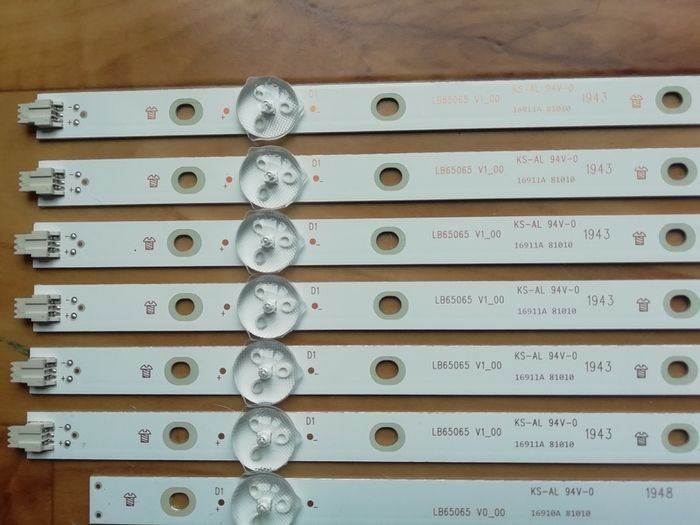 Led Strip For 65pus6554/12 65pus6504/12 Lb65065 Tpt650j1-qub