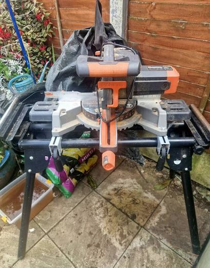 Sliding Mitre Saw with Evolution Stand