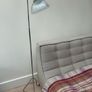 Modern Floor Lamp with reeded glass shade Image 5