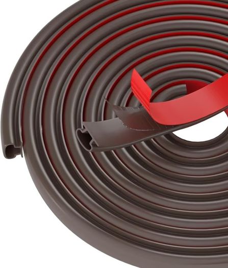 Brand New Self-Adhesive Door Seal for Cold and Sound Insulation -