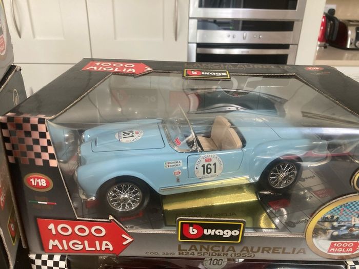 Mille Miglia Burago Model Car Scale 1/18